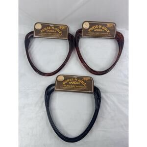 Accento Craft Purse-N-Able Handle “Double Dee" Macrame Crochet 3 Pairs New USA